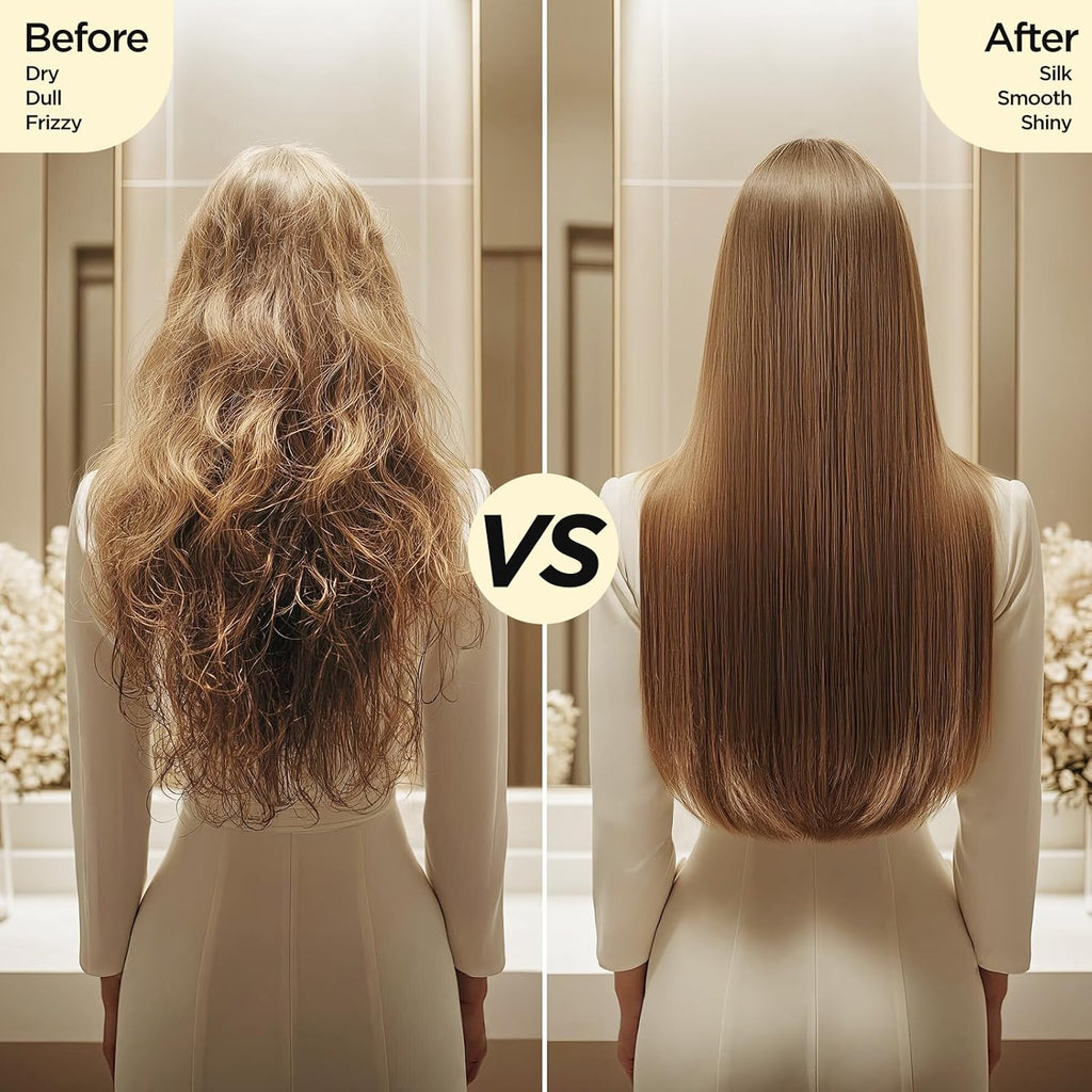 Cepillo Alisador QIGEEKU QK389 3 en 1: Plancha Cuidado Esencial Iones Negativos Temperatura Ajustable Anti-Frizz