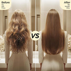 Cepillo Alisador QIGEEKU QK389 3 en 1: Plancha Cuidado Esencial Iones Negativos Temperatura Ajustable Anti-Frizz