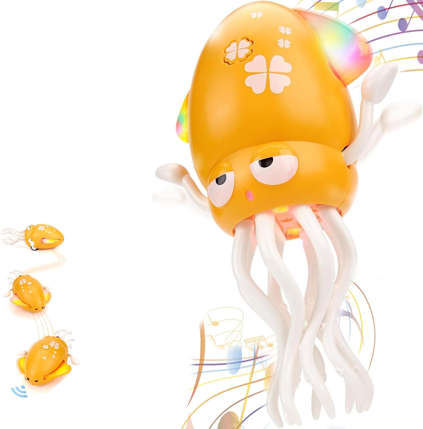 Calamar Bailarin con luces y música