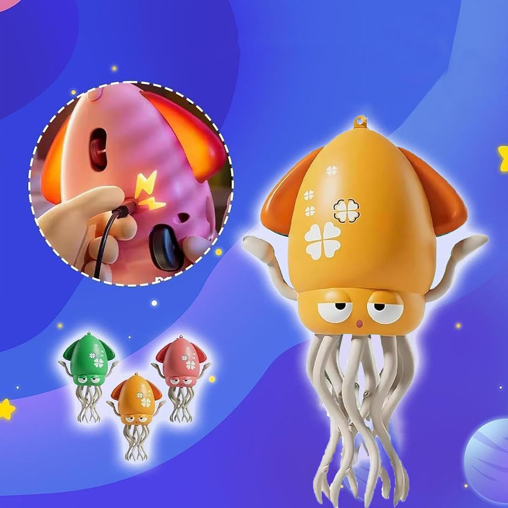 Calamar Bailarin con luces y música